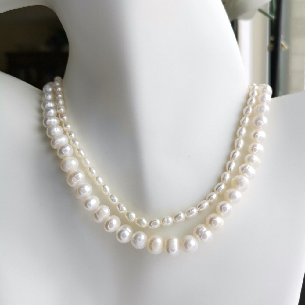 Freshwater Pearl Necklace White 🆕